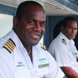 4. Captain and crew of South Sea Cruises