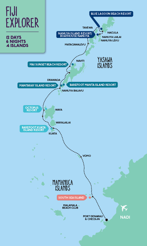 Fiji Explorer Map