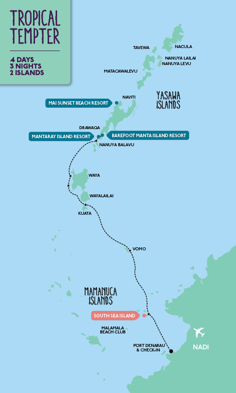 Tropical Tempter Map