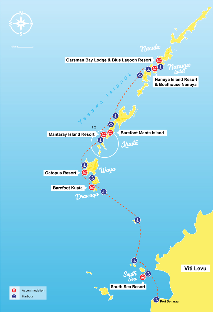 Fiji Awesome Pass map